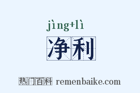 净利是什么意思的图片